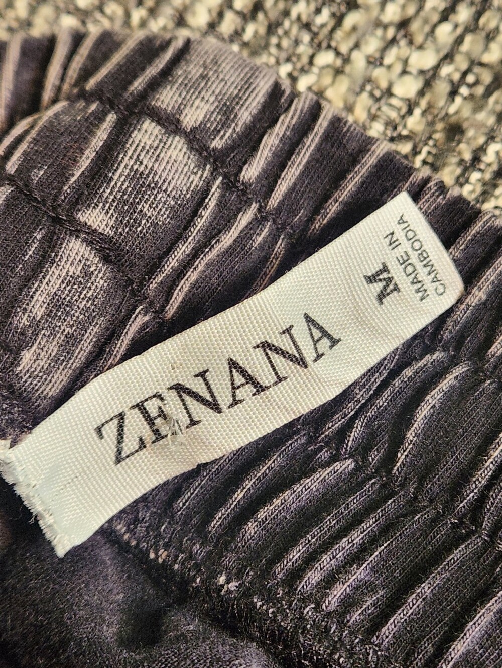 Zenana Outfitters Mineral Wash Black Full Zip Hoodie Pockets Matching Leggings M - Picture 10 of 12